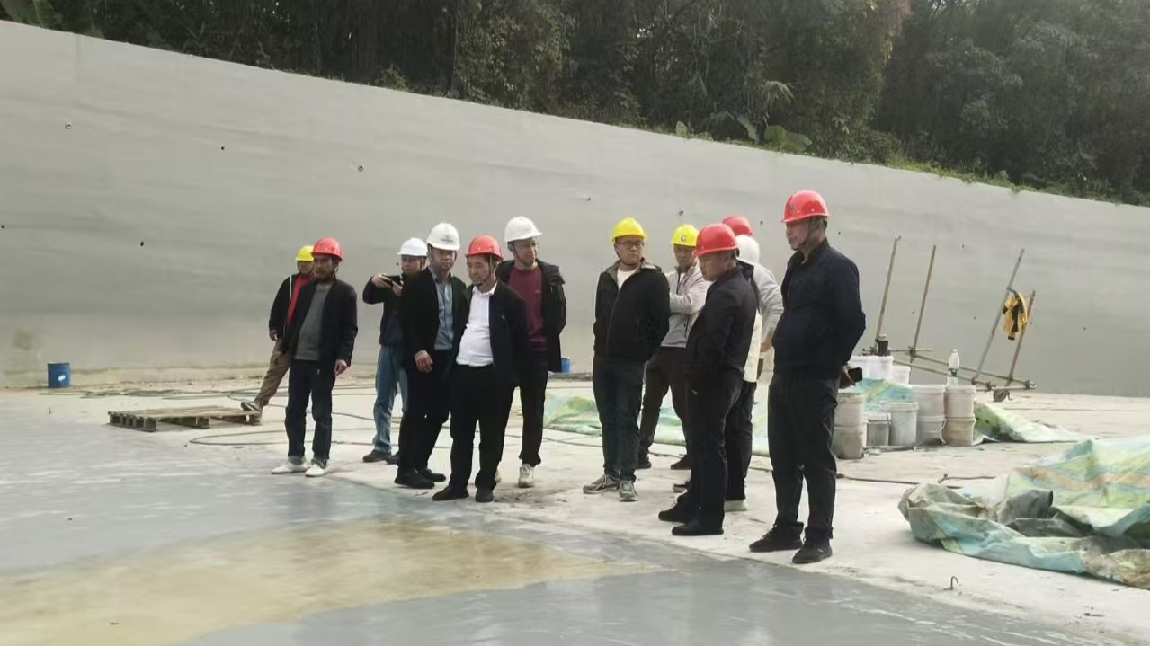廣州市東江北干流流域事務(wù)中心副主任羅華華率隊(duì)調(diào)研考察大河水庫(kù)除險(xiǎn)加固工程施工情況
